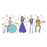 Escola de Musica com Aula de Instrumentos